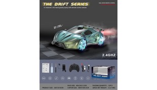 2.4G four-drive spray drift concept remote control car