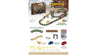 B/O Track Dinosaur Racing